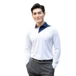 Áo Dài tay Nam Luves- LVPLLM0001_GR_4