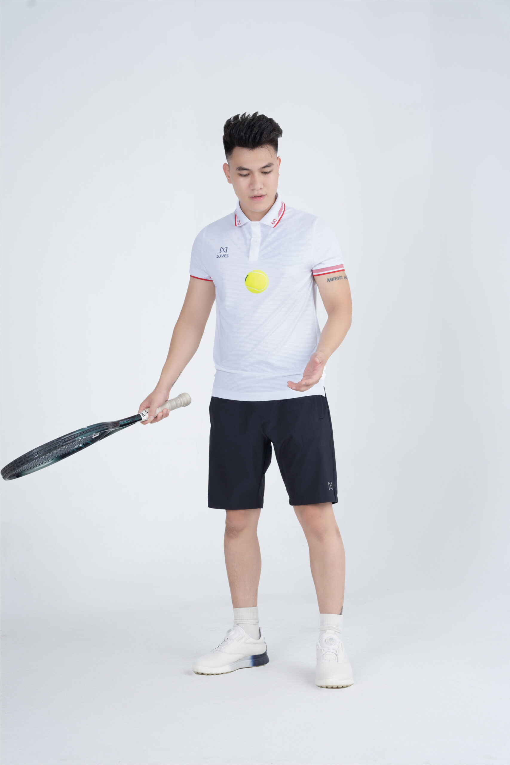Quần Short Gió Nam Thể Thao Luves- LVWPHM0005_BL