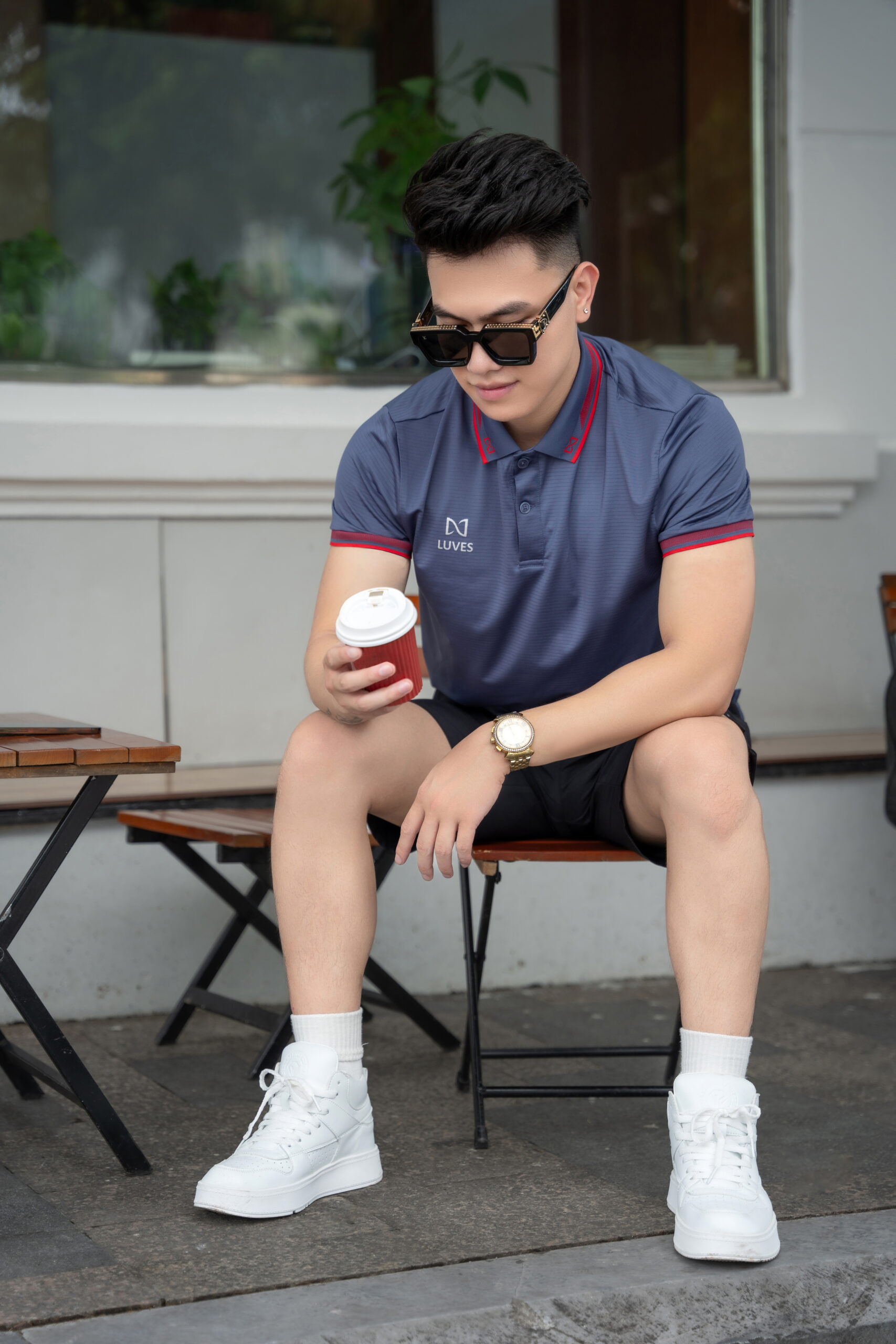 Quần Short Gió Nam Thể Thao Luves- LVWPHM0005